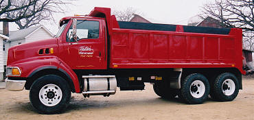 Tate's Septic dump truck