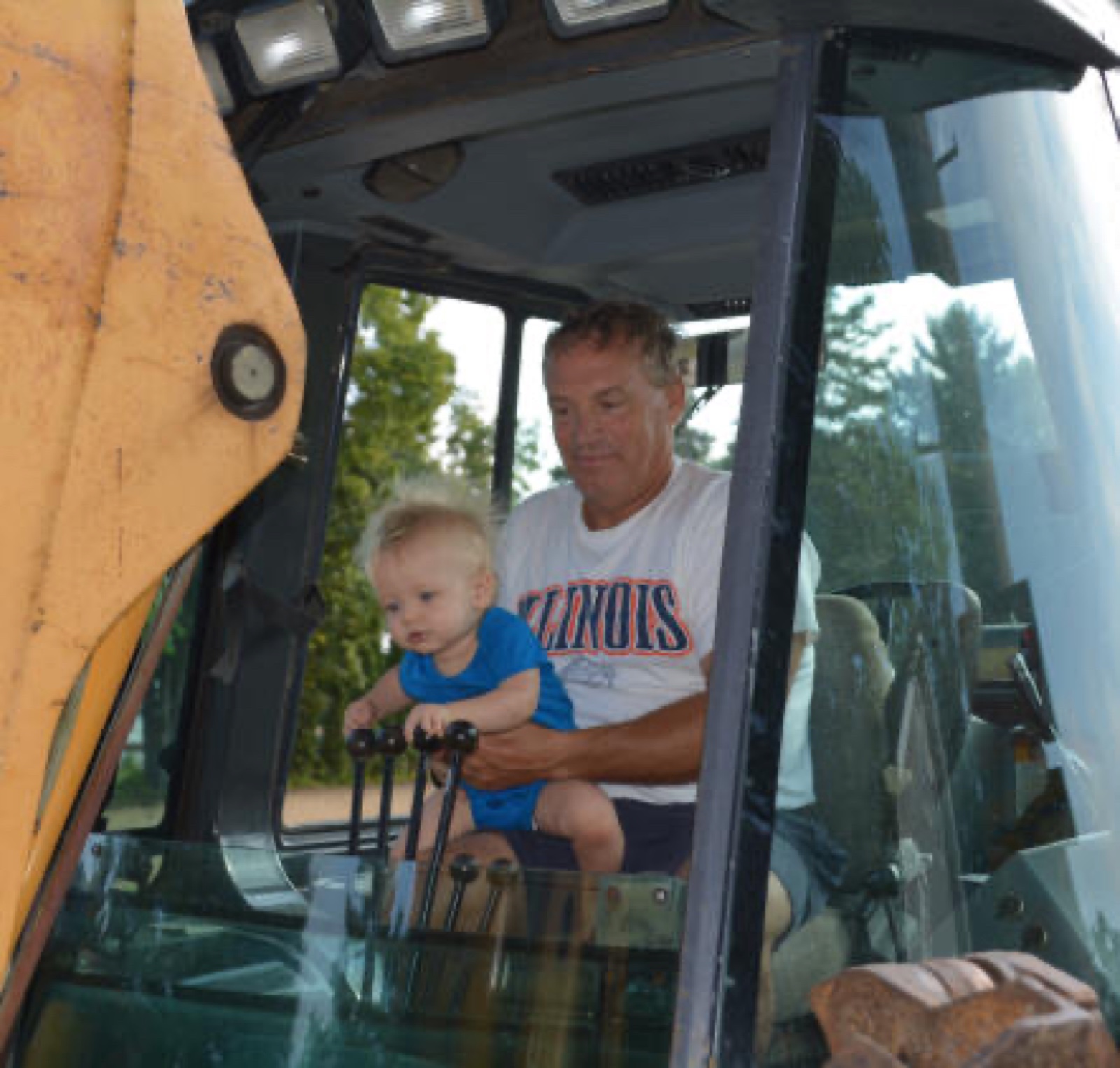 Mickey at the controls — second-generation operator